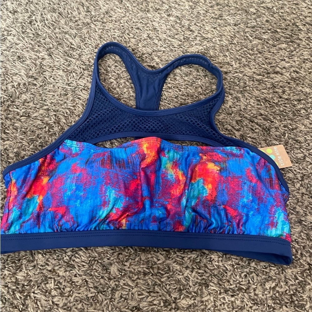 title nine nwt jane bond bundle of bikini and tankini tops large - Picture 2 of 6